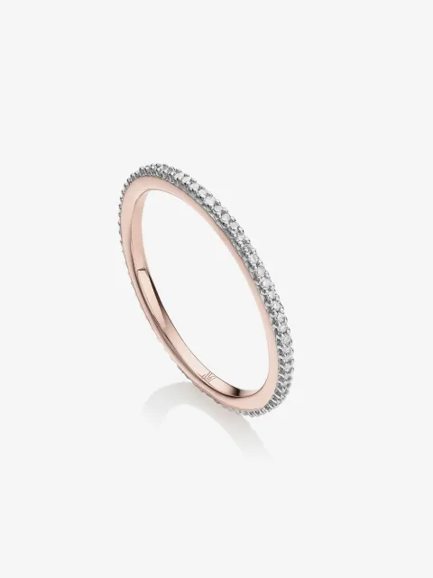 Monica Vinader anillo RP Eternity con diamantes