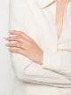 Image 2 of Monica Vinader Riva Mini Circle Stacking Diamond ring