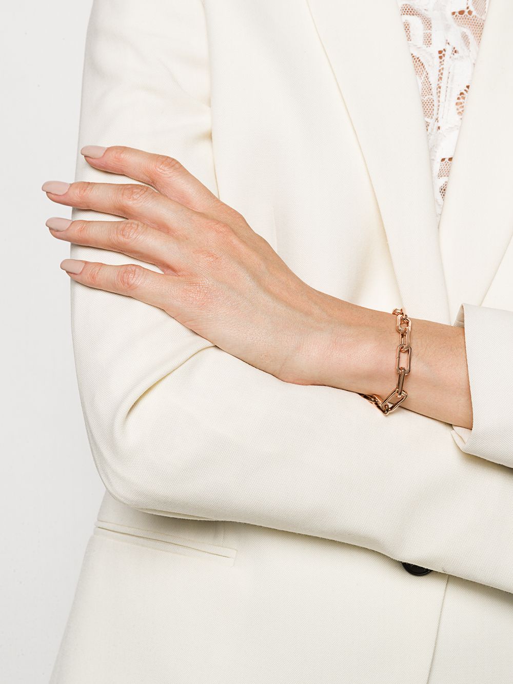 Monica Vinader Armband met amulet - Goud
