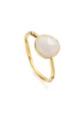 Monica Vinader Siren Stacking Moonstone ring - Gold