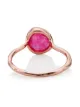 Monica Vinader anillo RP Siren con aplique de cuarzo