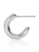 Monica Vinader Fiji Mini Hoop Diamond earrings