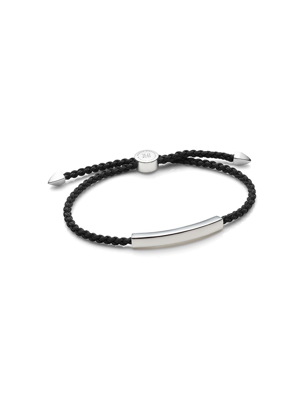 Linear cord bracelet