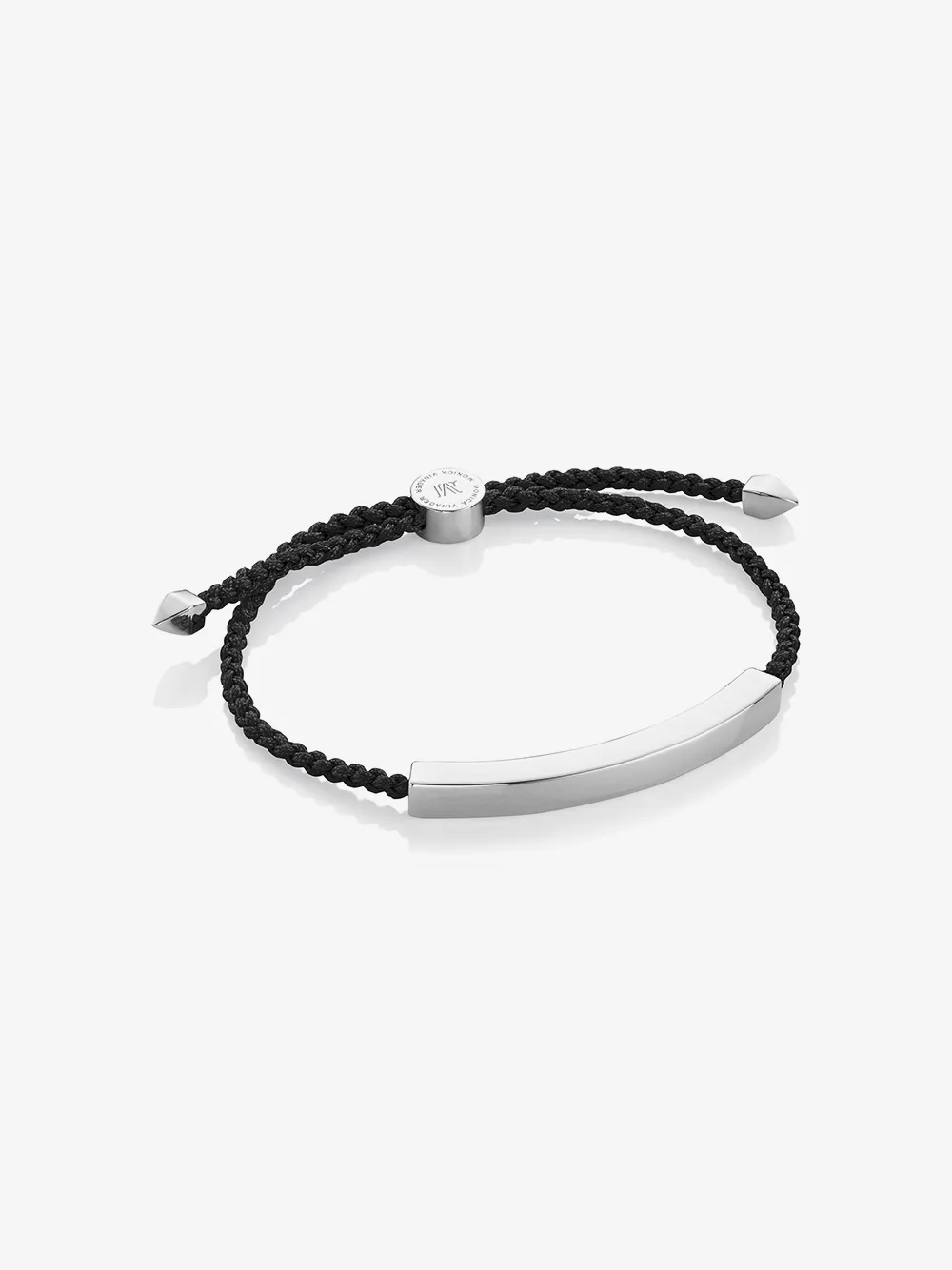Monica Vinader Linear Large bracelet | Black | Image 1