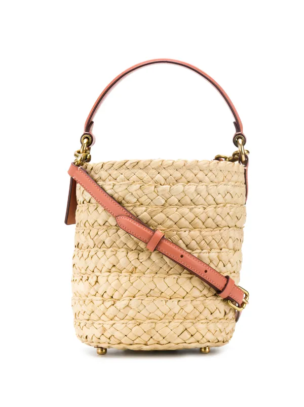 coach straw tote