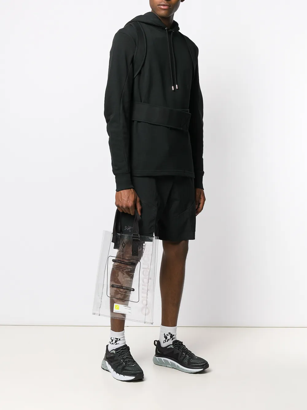 Marcelo Burlon County of Milan warning tote bag | Image 2
