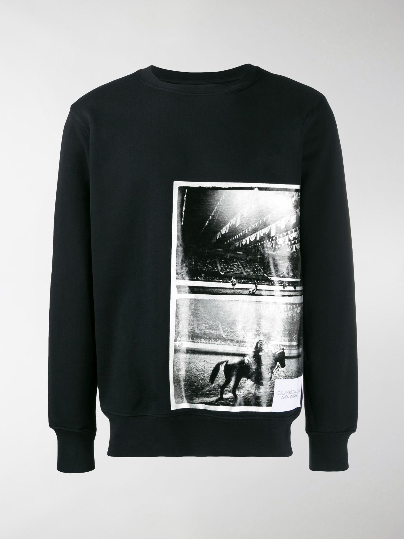 Calvin Klein Jeans x Andy Warhol logo sweatshirt black | MODES