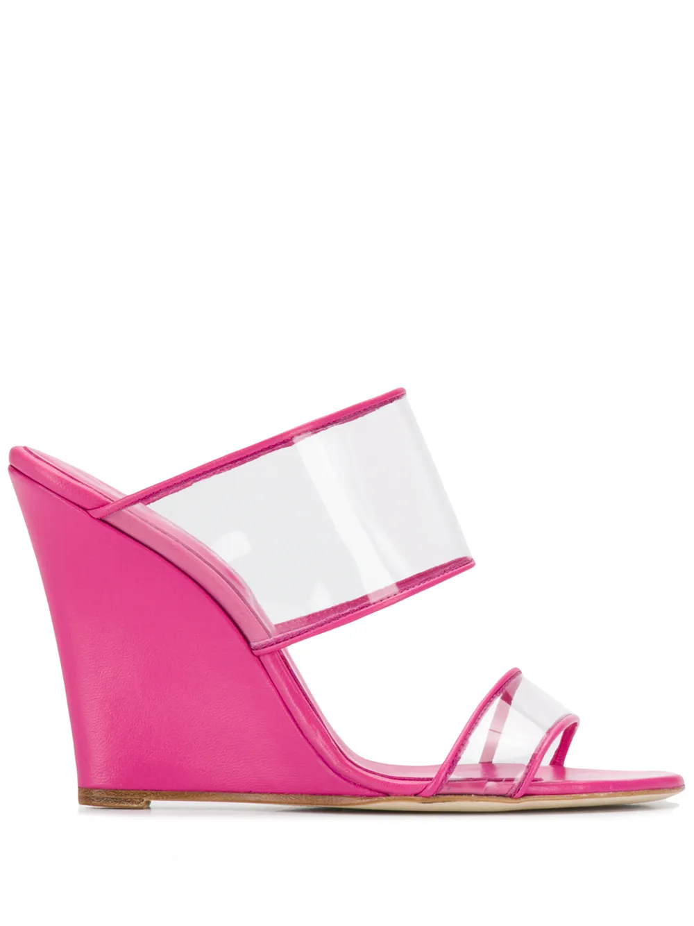 Paris Texas Sandalen met sleehak Roze