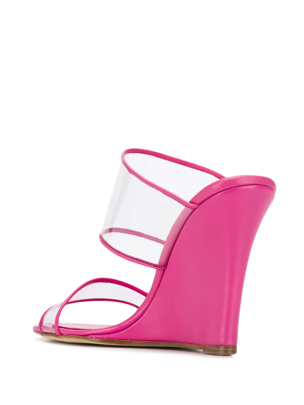 Paris Texas Sandalen met sleehak Roze