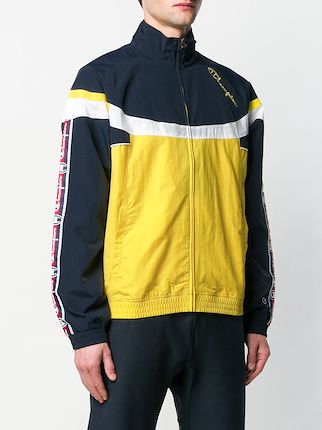 colour block sports jacket展示图