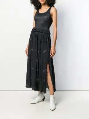 cream midi slip dress Gown (Cream) hours gatherings. Color:Other hipster dress Donna Karan New York