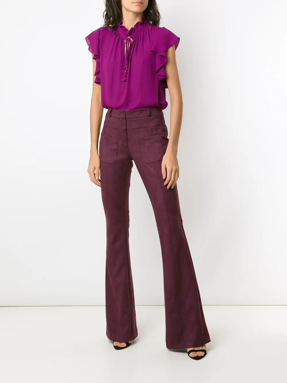 Olympiah Slim-fit broek - Paars