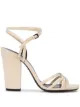 الصورة 1 من Saint Laurent crisscross strap sandals