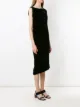 Egrey boat neck dress