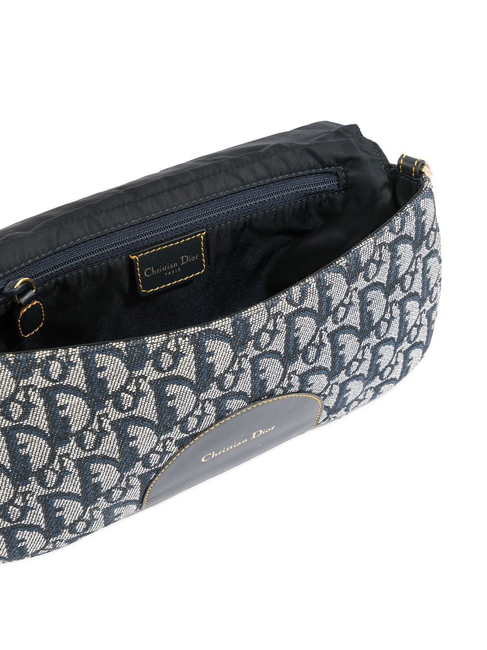 Christian Dior CHRISTIAN DIOR Denim Maris Pearl Shoulder Handbag