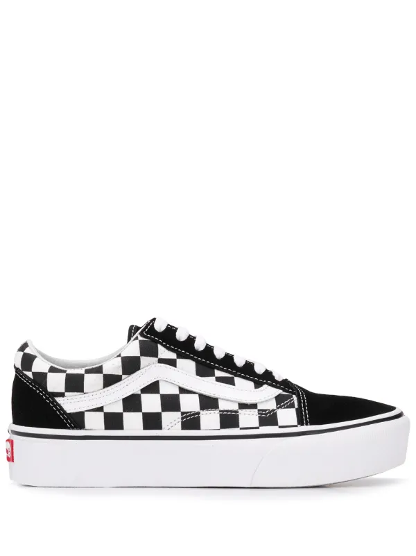 vans checkered trainers