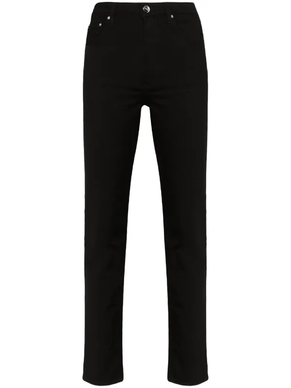 high waist slim fit jeans
