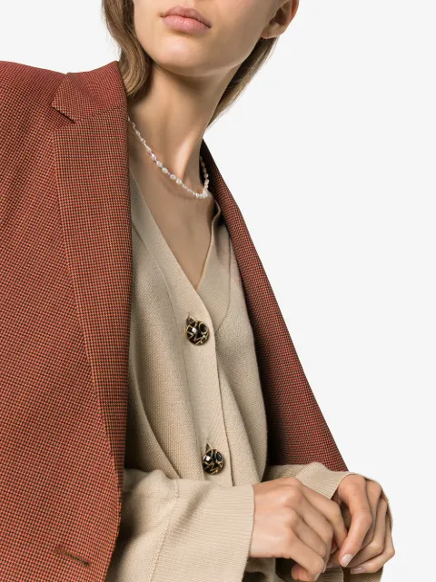 Totême Vinci Merino Wool Cardigan In Beige