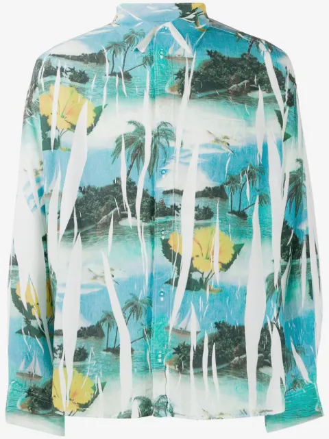 Doublet tropical print shirt