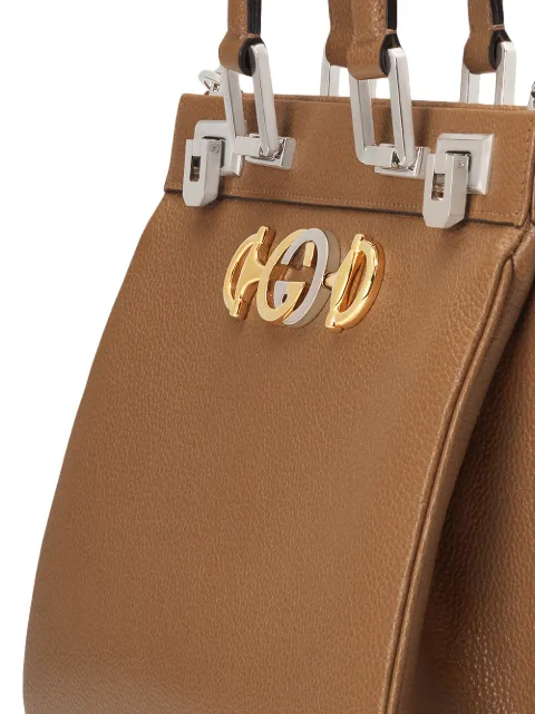 ladies zumi grainy leather medium top handle bolsa in black