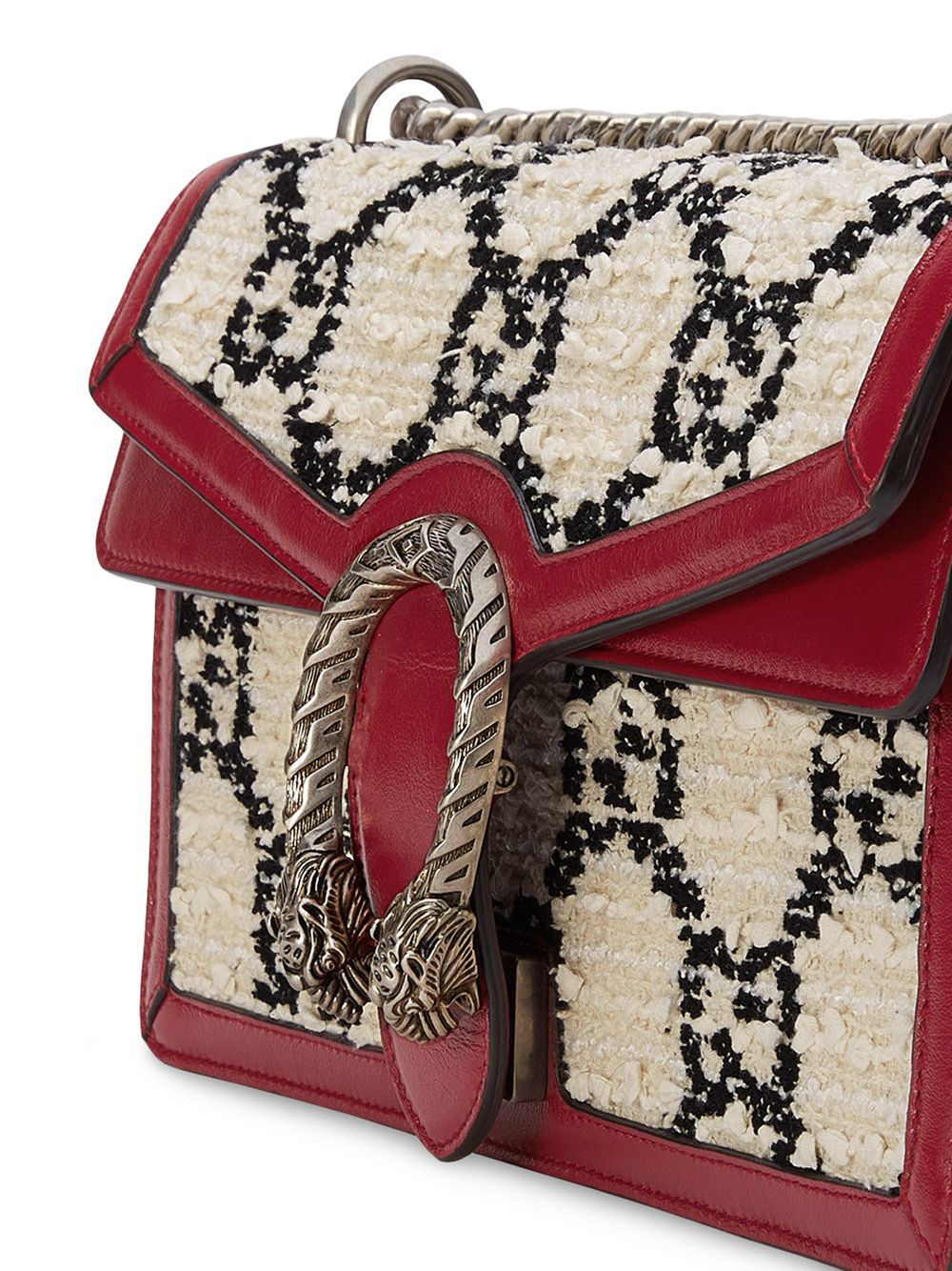 фото Gucci маленькая сумка на плечо dionysus из твида