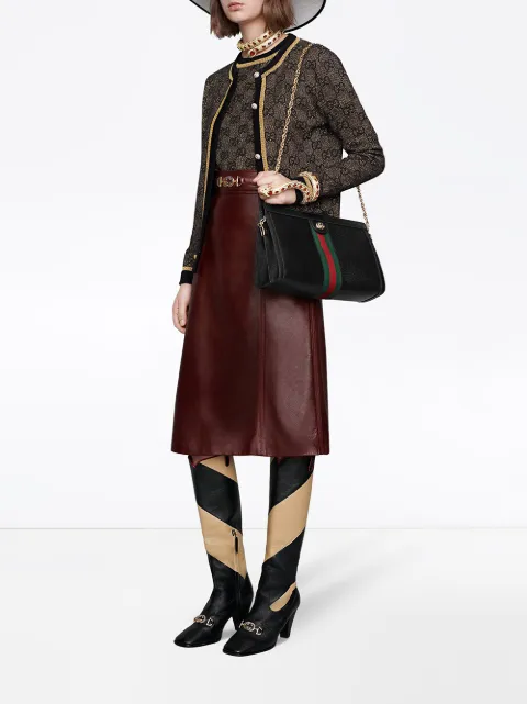 gucci ophidia black shoulder bag
