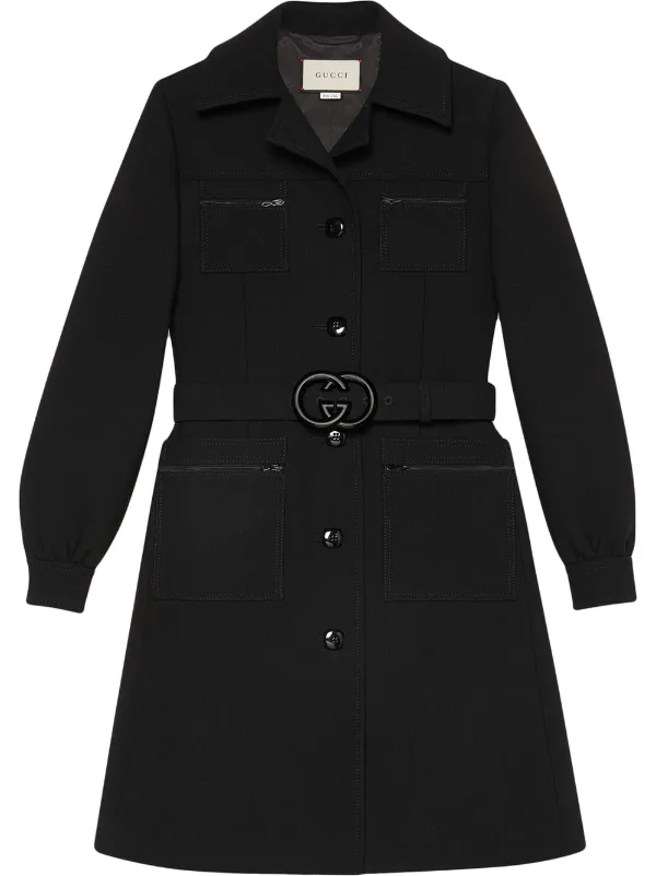 black gucci coat