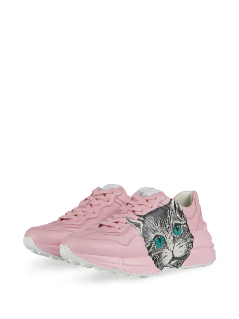 gucci cat sneakers pink