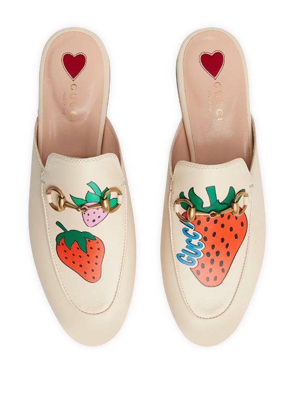 gucci strawberry shoes