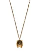 Gucci lion head necklace