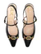 Gucci туфли Gucci Zumi с ремешком на пятке