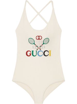 gucci white bathing suit