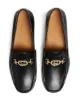 Gucci  Leather moccasin with GG