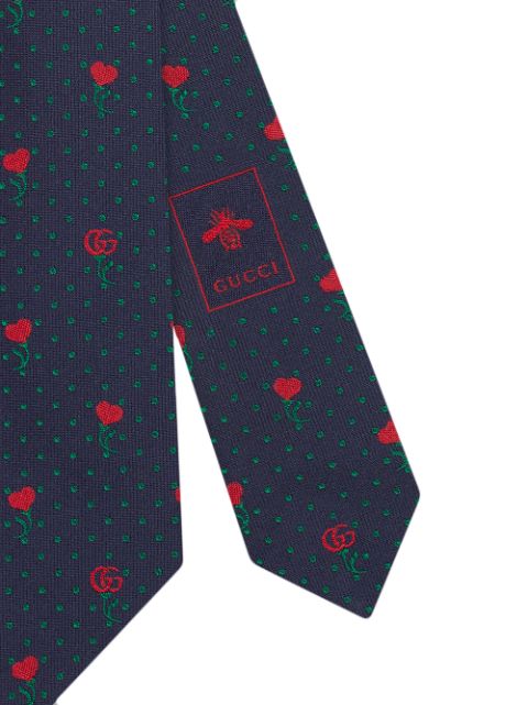 gucci heart tie