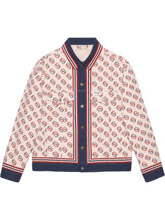 Gucci GG Jacquard Denim Jacket - Farfetch