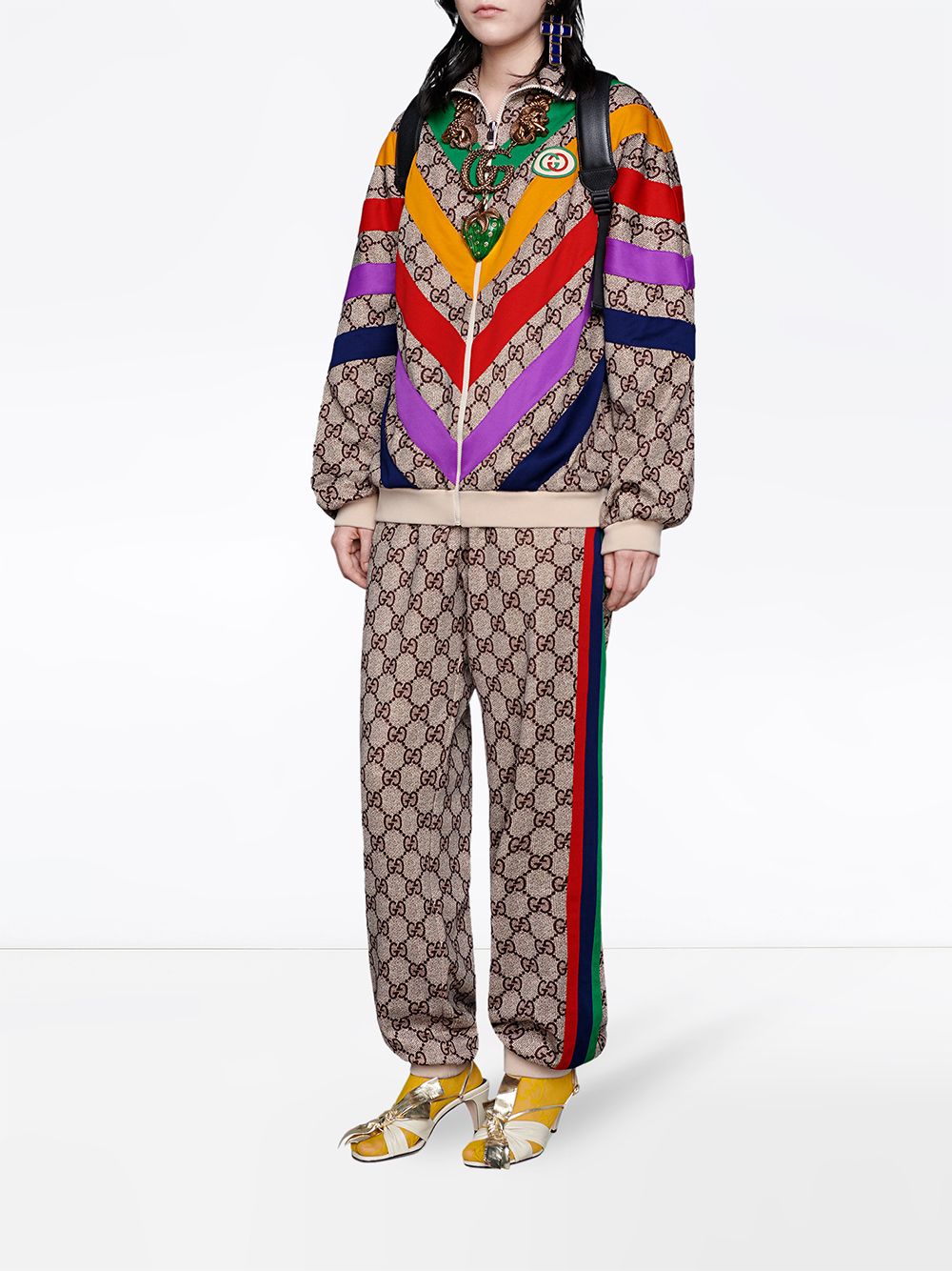 Shop Gucci GG Supreme print jacket with Express Delivery - Farfetch