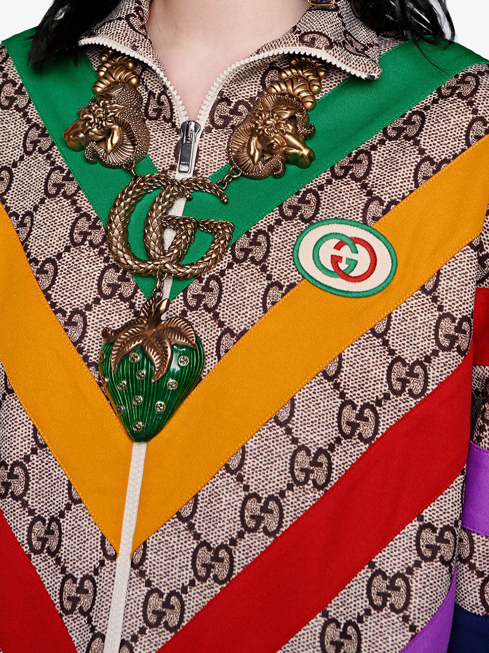 Gucci GG Supreme Print Jacket - Farfetch