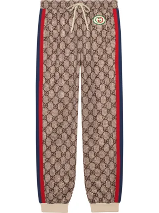 Gucci GG Supreme print jogging pants for women | 580580XJBGT at 