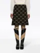 Gucci GG pattern knit A-line skirt