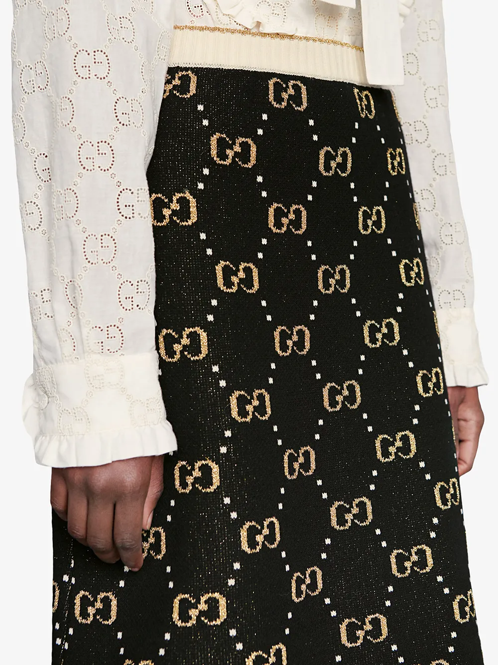 gucci knit skirt