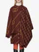 Gucci Wool cape coat with Interlocking G