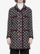 Gucci GG pattern tweed coat