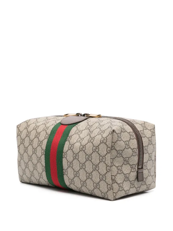 Gucci Medium Ophidia GG Wash Bag Neutrals FARFETCH AE