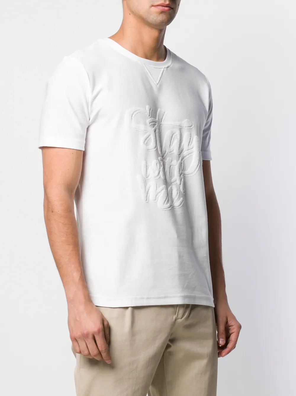 Eleventy T-shirt met print Wit