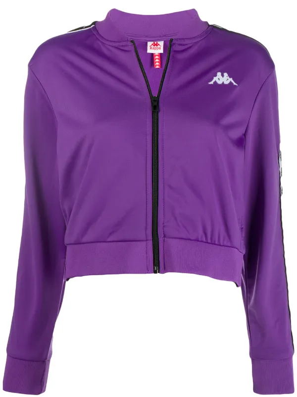 purple kappa track jacket