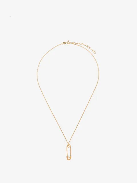 True Rocks safety pin pendant necklace
