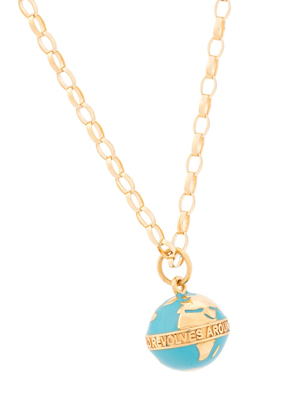 Shop True Rocks Globe Pendant Necklace In Gold