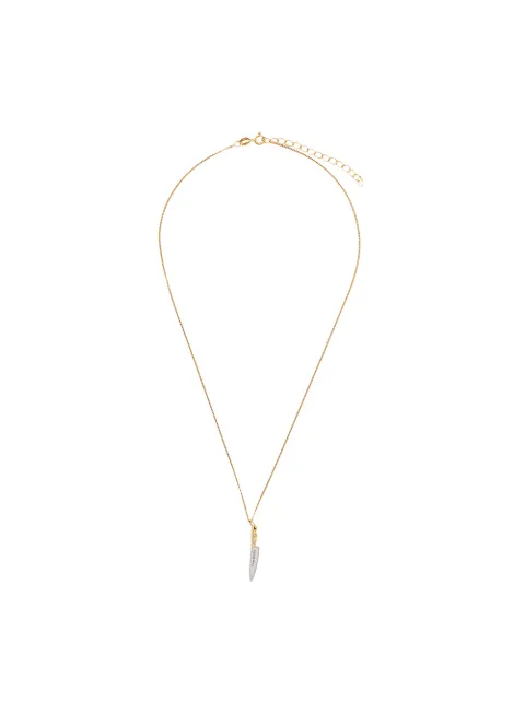 True Rocks collar con dije de cuchillo pequeño