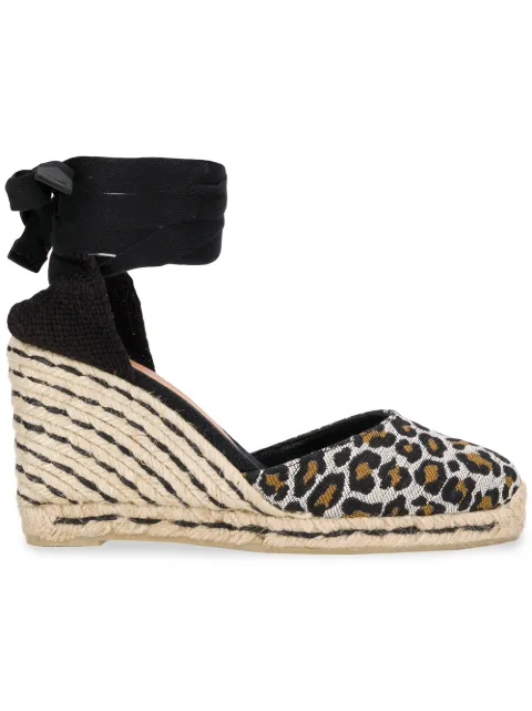 castañer carina espadrilles met sleehak - farfetch