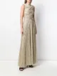 Talbot Runhof draped evening gown